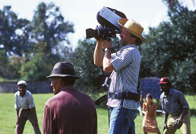 John Korty filming Autobiography of Miss Jane Pittman with Cicley Tyson